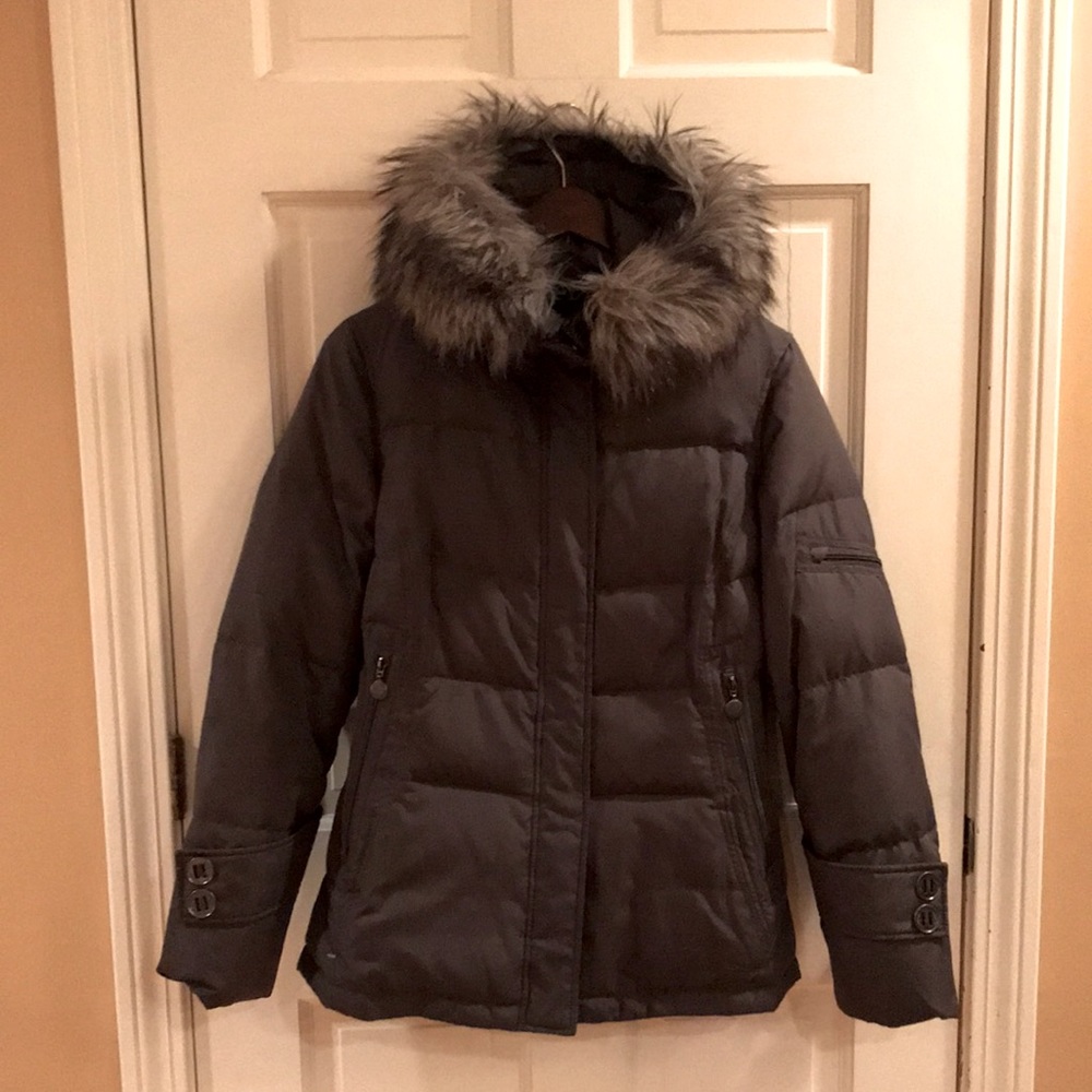 Calvin Klein Fur Trimmed Puffer Coat